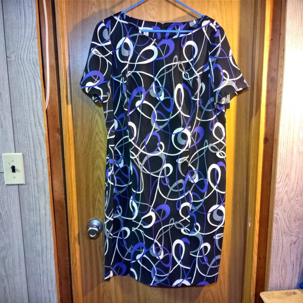 DRESSBARN Black, Purple and White